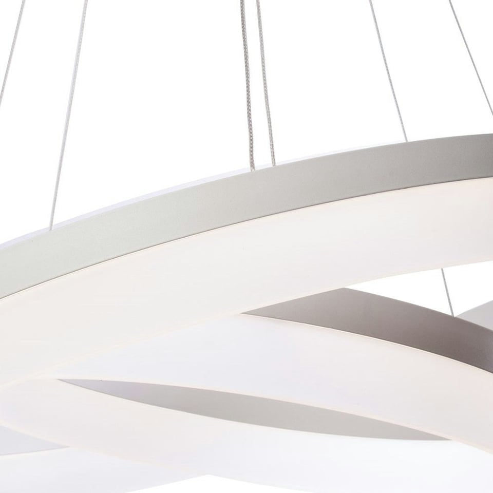 image 1 of Milagro Pendant Lamp Ring 60W Led + Remote White