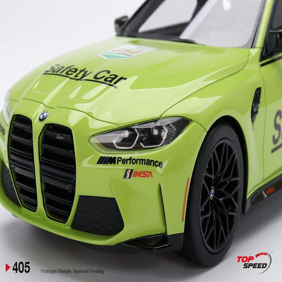 image 1 of BMW M4 Safety Car 2022 Daytona 24Hr 1:18 Scale TSM TS0405