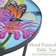 image 3 of Glass Butterfly Garden Table