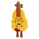 image 1 of Violin Soft Toy Cute Plushie Huggable Cuddly Stuffed Toy 16cm Yellow