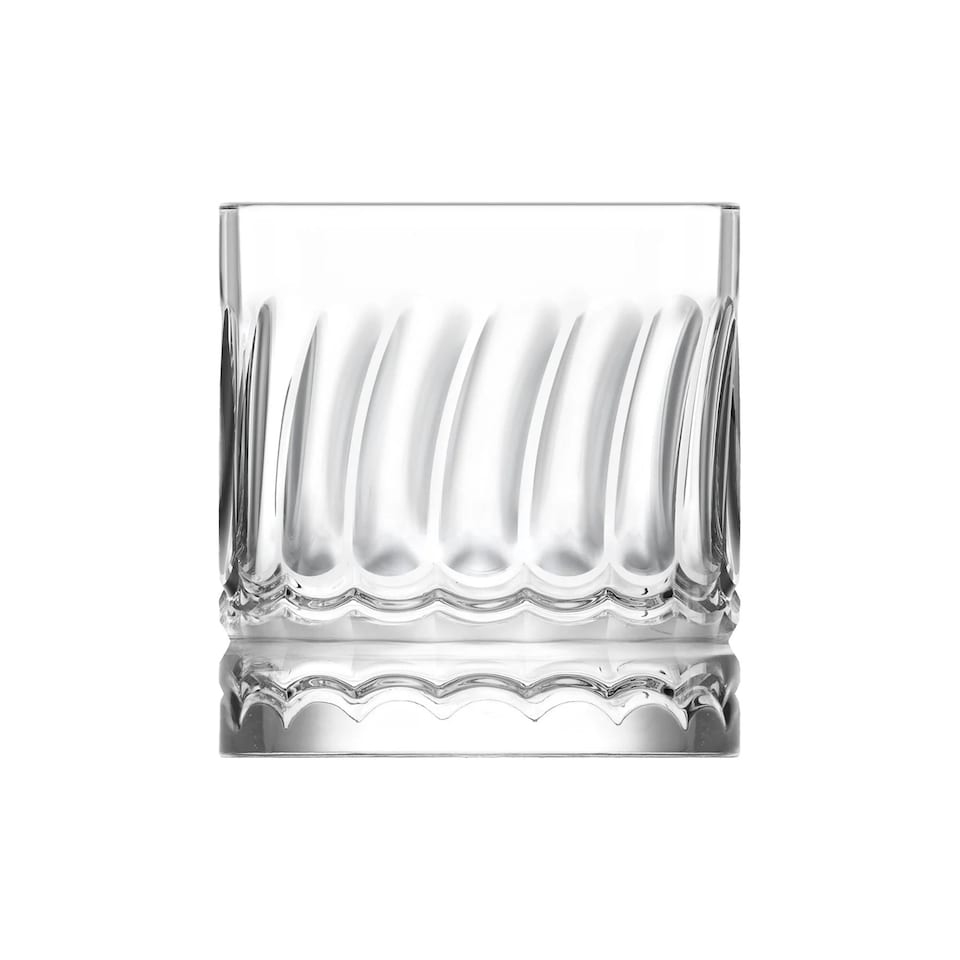 image 1 of LAV Wave Whisky Glasses - 330ml - Pack of 6
