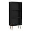 Black Bookcase & Beech Leg