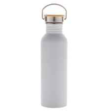 XD Collection Modern Stainless Steel 710ml Bottle - White - One Size White | One Size