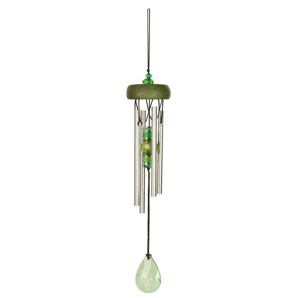 image 1 of Woodstock Chimes Sparkle Wind Chime - Green