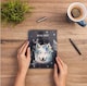 image 3 of 2026 - 2027 Academic Diary A5 Week to View - Spiral Bound Mid Year Planner Aug 2026 to Jul 2027 - Hardback | Black | Wolf