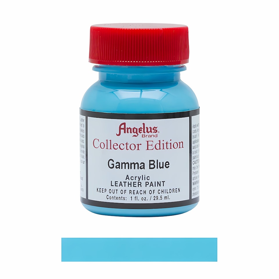 image 1 of Angelus Collection Edition Acrylic Leather Paint - Special Colours 1oz | Blue | Gamma Blue