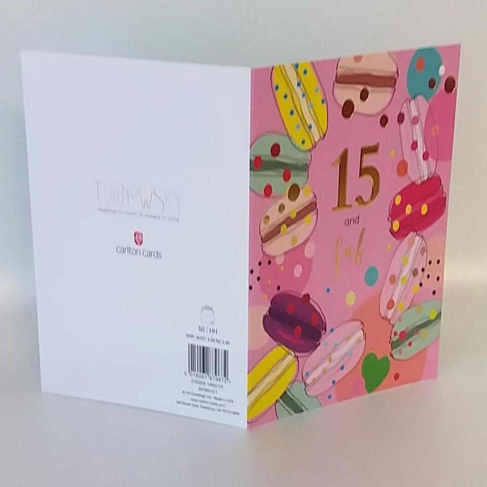 image 1 of 15 and Fab Happy Birthday Teenager Card