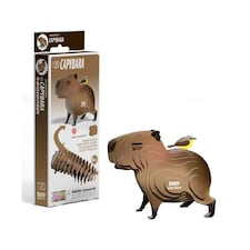 Eugy Capybara 120 3D Model Craft Kit