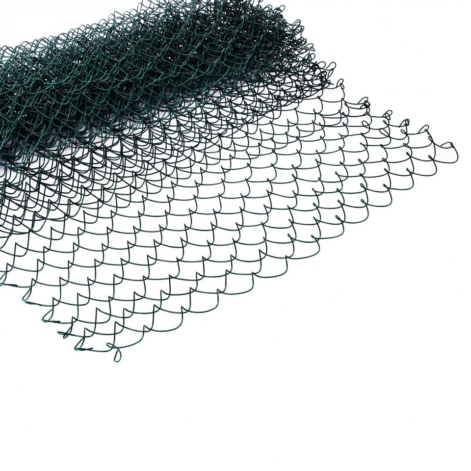 image 1 of 1.15m x 10m Green PVC Coated Galvanised Steel Chain Link Fencing | Green | 1