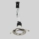 image 1 of ValueLights 6 Pack Silver Brushed Chrome Plated Fixed Recessed Ceiling Spotlights Downlights