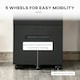 image 5 of Vinsetto Lockable File Cabinet w/ Adjustable Hanging File Folder