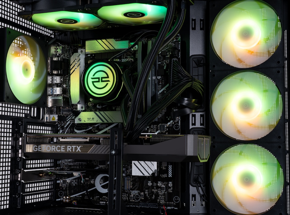 image 1 of PCSpecialist EXTREME Gaming PC - Intel i7-14700KF Nvidia RTX 5070Ti 32GB RAM 2TB M.2 SSD Windows 11 Home