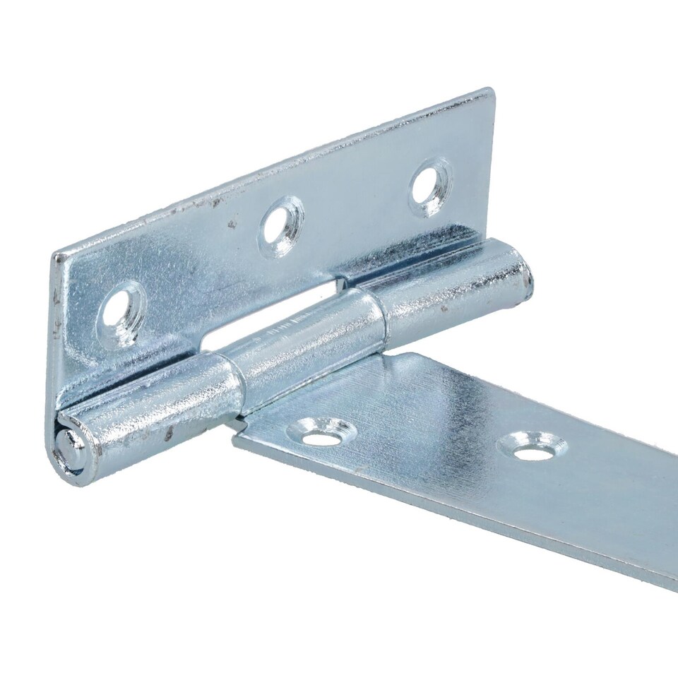 image 1 of 6in / 152mm Heavy Duty T Tee Hinges For Shed + Garden Gates Zinc Plated 4pc