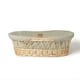 image 3 of Clair de Lune Organic Wicker Moses Basket With Rocking Stand - Sage