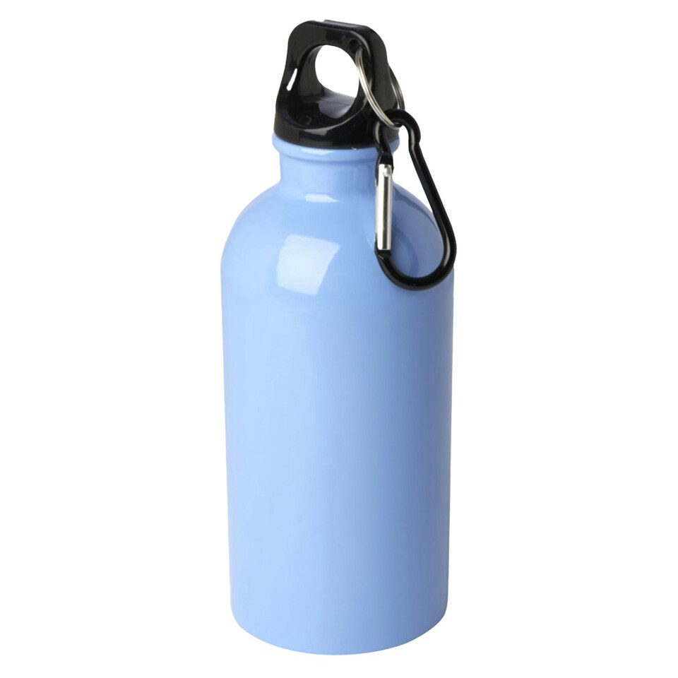 image 1 of Floso Stainless Steel Single Wall 400ml Water Bottle - Cloud Blue - One Size