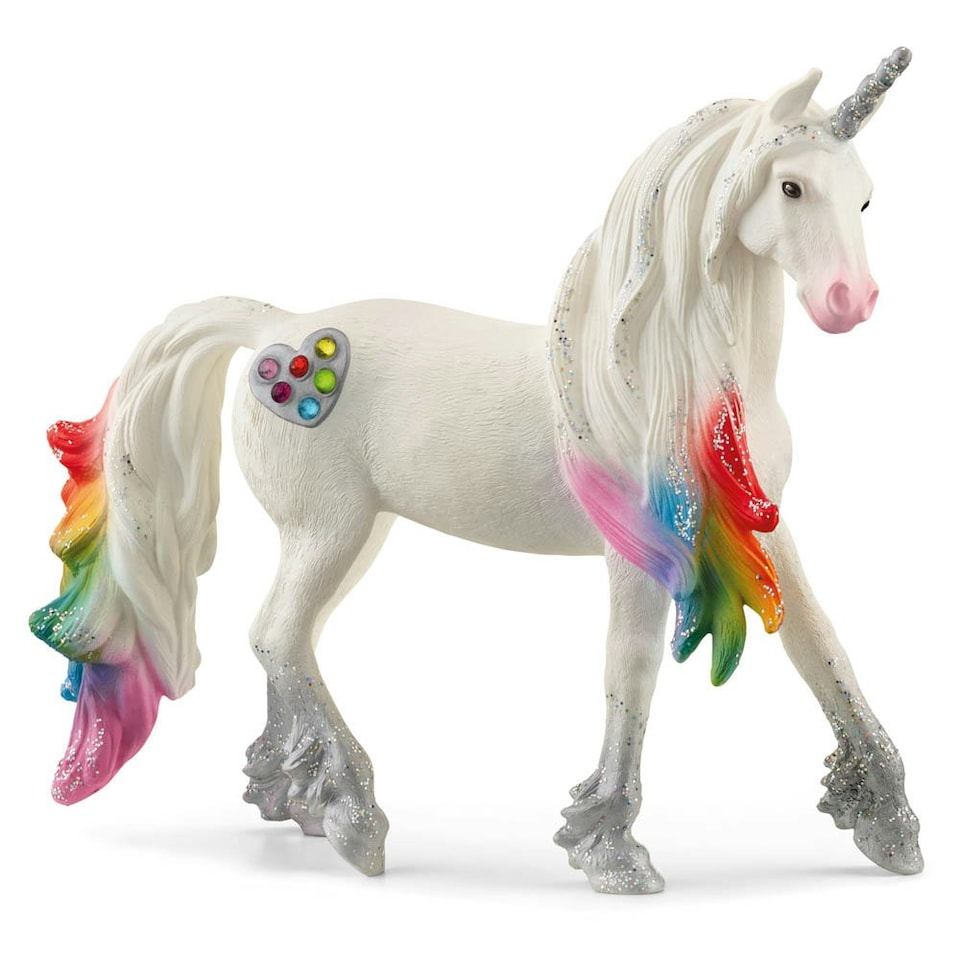 SCHLEICH Bayala Rainbow Love Unicorn Stallion Toy Figure