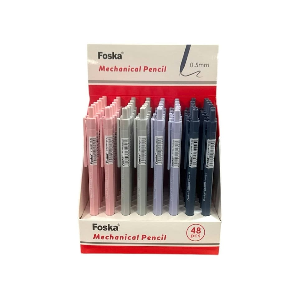 image 1 of Pack of 48 0.5mm Hexagon Mechanical Pencils