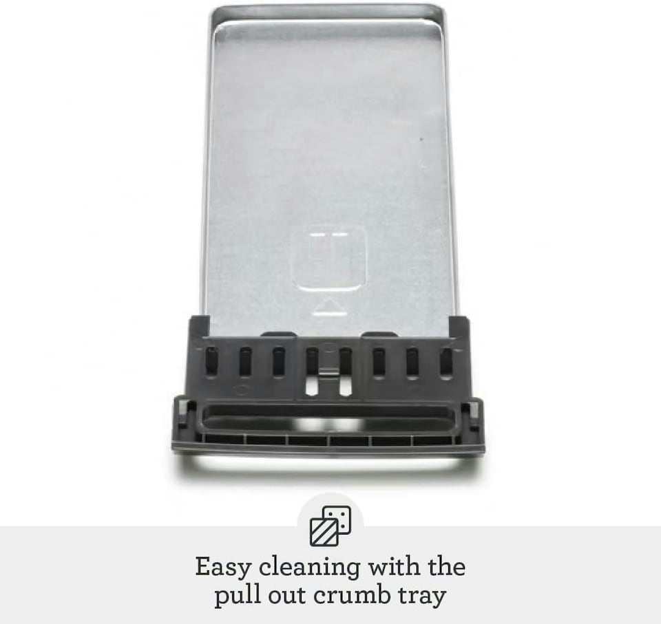 image 1 of Sage The 'A Bit More' Toaster 4 Slice, Brushed Stainless Steel Silver