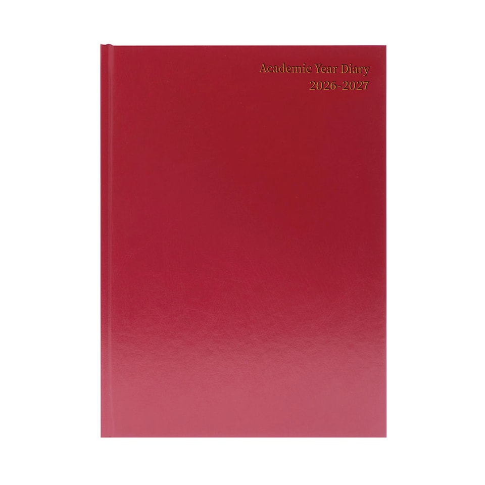 image 1 of Janrax 2026-2027 A5 Week To View Burgundy Academic Diary