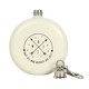 image 3 of Something Different Happy Camper Hip Flask - White - One Size
