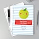 image 1 of Personalised Apple for the Teacher A5 Notebook