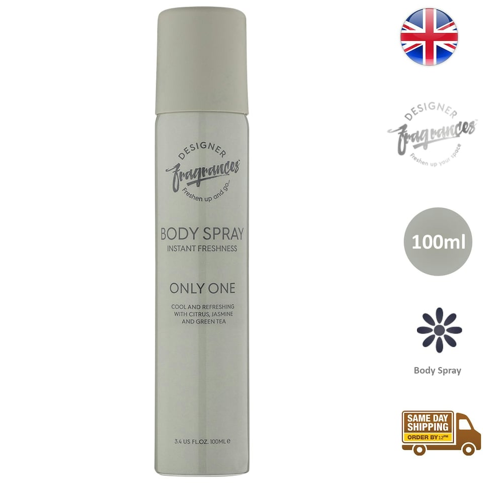 image 1 of Designer Fragrances Body Spray Instant Freshness Only One Fragrance 100ml