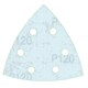image 6 of Hook Loop Delta Sanding Abrasive Discs Pads 93mm Triangle 120 Grit Fine 200pc