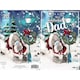 image 3 of For a Wonderful Dad TattyTeddy With Wreath Design Christmas Card