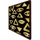 image 3 of Eyes & pyramids (Picture Frame) Grey | XS
