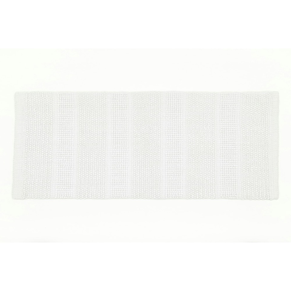 image 1 of Romeo Absorbent 1500gsm Bath Mat - Soft Bathroom 50x80cm Mat | White | 50 x 80cm