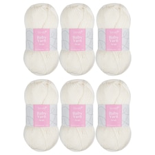 Trimits Aran Knitting Yarn 6 x 100g Acrylic Knitting & Crochet Wool Soft Touch Machine Washable OEKO-TEX