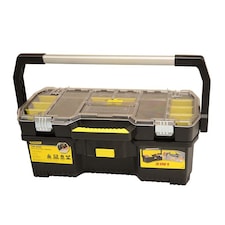 Stanley Hand Tools Toolbox With Tote Tray Organiser - Multi Colour - 60cm (24in) Multi