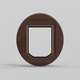 image 6 of Cat Mate Cat Flap Adapter Kit for Walls and Glass Panels – Brown (361B)