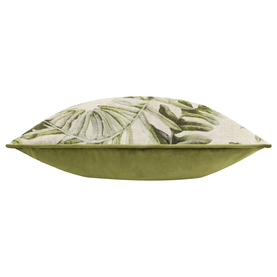 image 1 of Wylder Kielder Forest Sherwood Printed Velvet Cushion, , 43 x 43cm