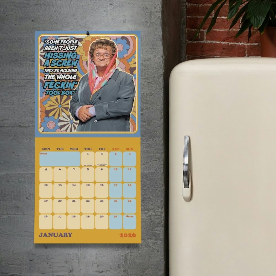 image 1 of MRS BROWN'S BOYS 2026 SQUARE CALENDAR