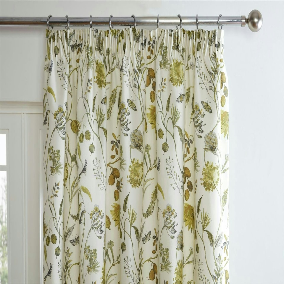 image 1 of Grove Curtains - Green - 168cm x 229cm