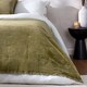 image 1 of Yard Jaye Cotton Velvet Filled Bedspread