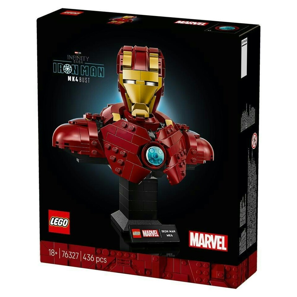 image 1 of LEGO Marvel Iron Man MK4 Bust