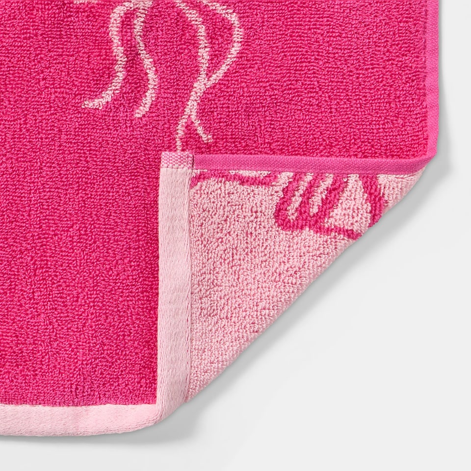 image 1 of OHS Bows 100% Premium Cotton Bath Towel Hotel Quality Soft Absorbent | Pink | Bath towel