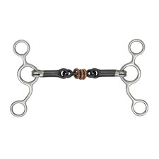 Shires Horse Tom Thumb Bit - Black - 5in