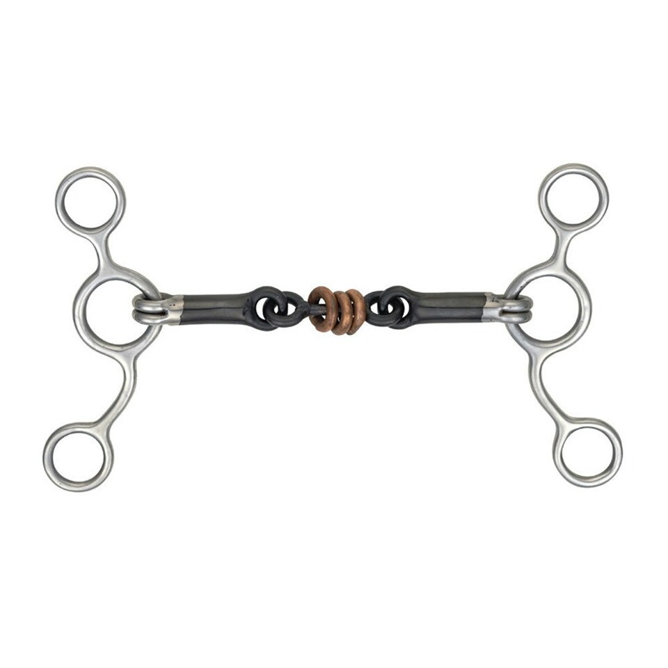image 1 of Shires Horse Tom Thumb Bit - Black - 5in