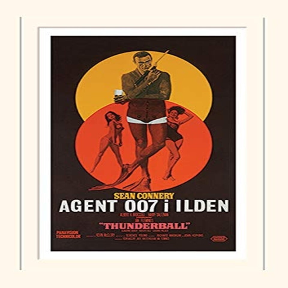 LX - JAMES BOND (THUNDERBALL DANISH) - POSTER / PRINTS