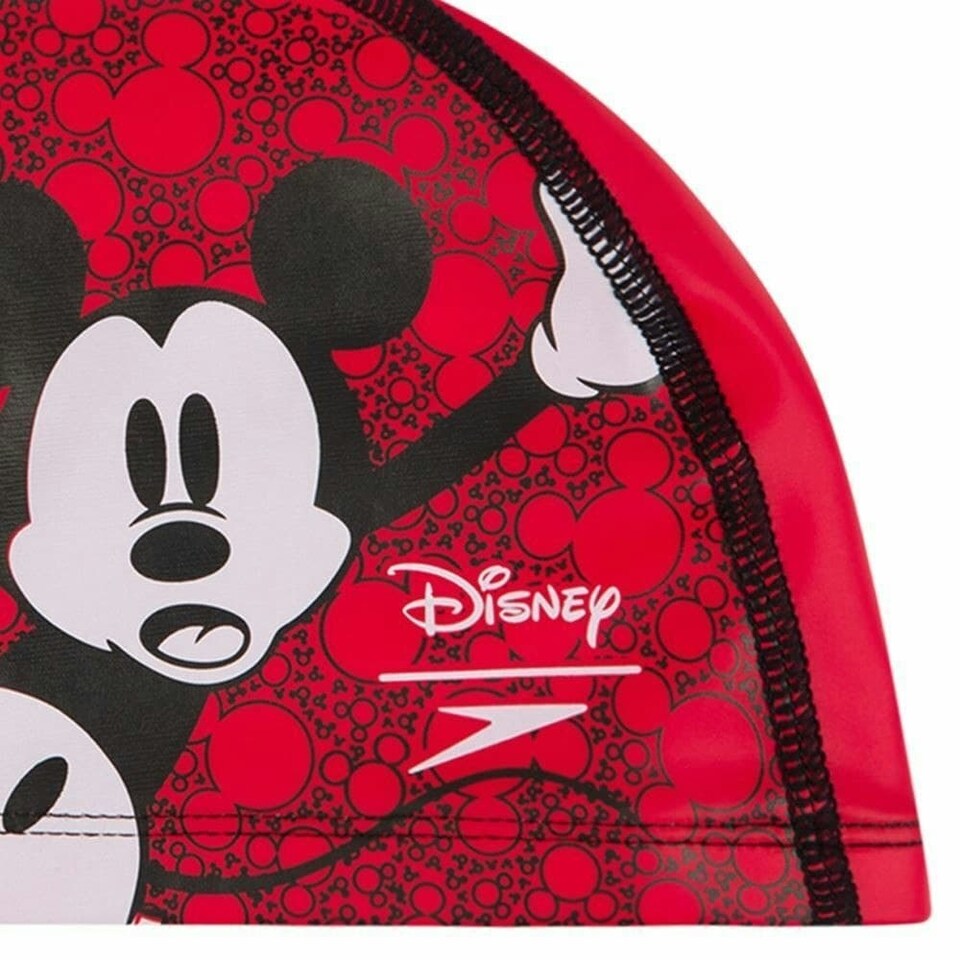 image 1 of Disney Childrens/Kids Mickey Mouse Speedo Pace Swim Cap - Red - One Size