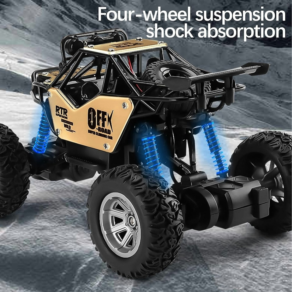 image 1 of Alivio Remote Control Monster Truck, Off-Road RC Climbing Truck for Kids