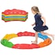 image 1 of ZONEKIZ Kids Balance Beam, 6 Pieces Stepping Stones, for Obstacle Course