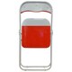 image 5 of Harbour Housewares Coloured Padded Folding Chairs - Red - Pack of 6 | Red | Red