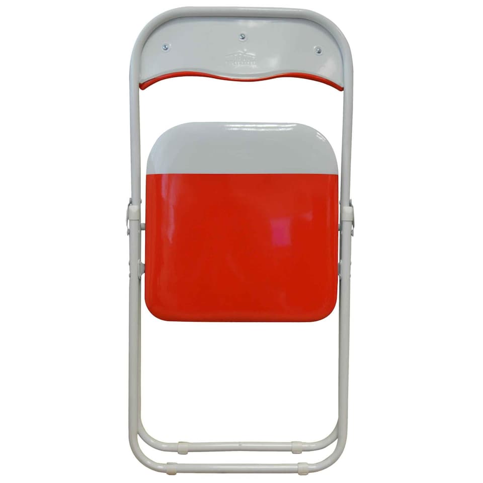 image 1 of Harbour Housewares Coloured Padded Folding Chairs - Red - Pack of 6 | Red | Red