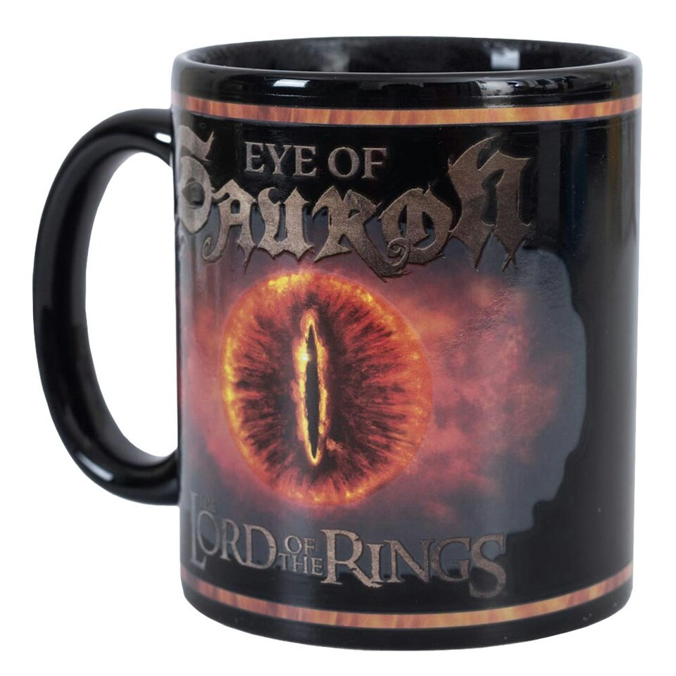 image 1 of The Lord Of The Rings Eye Of Sauron Heat Changing Mug - Black - One Size