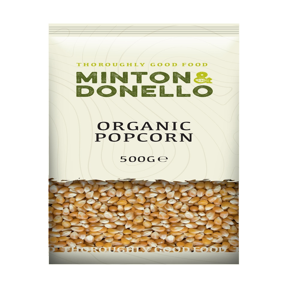 Minton & Donello Organic Popcorn 6 x 500g | Multi