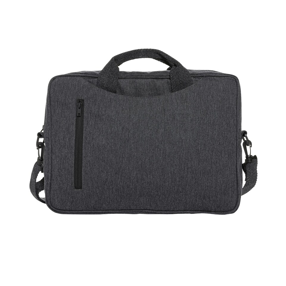 image 1 of XD Collection Laluka Recycled Cotton Aware Laptop Bag - Anthracite - One Size | Grey